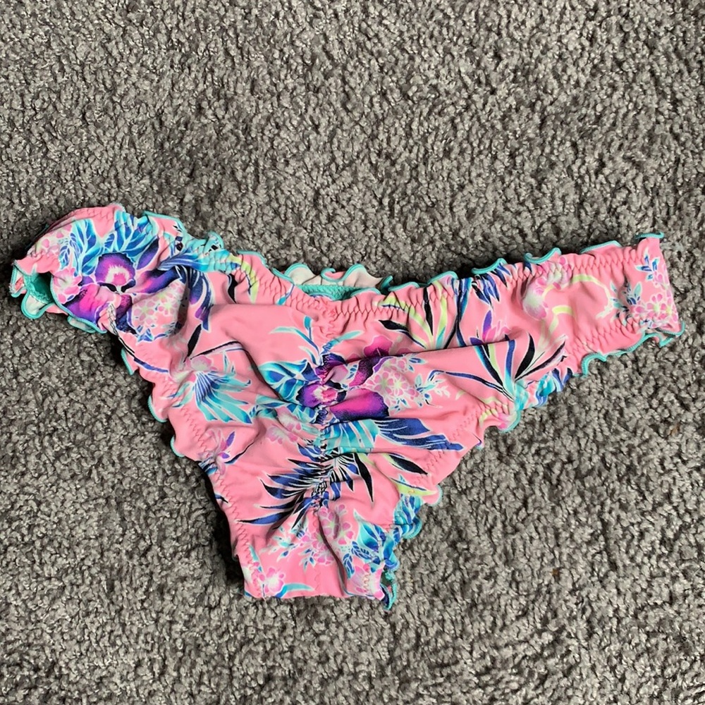 floral bright bikini bottoms
